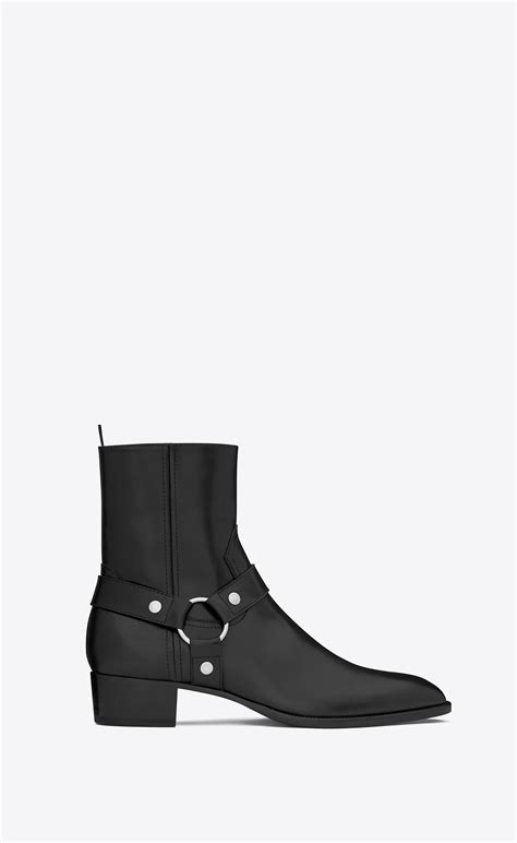 ysl black ladies boots|yves saint laurent libre boots.